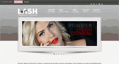 Desktop Screenshot of lashbyfrancesca.co.uk